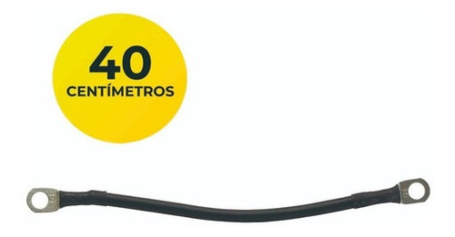 Cable Baterias Puente 1 x 16mm x 40cm C/Terminal