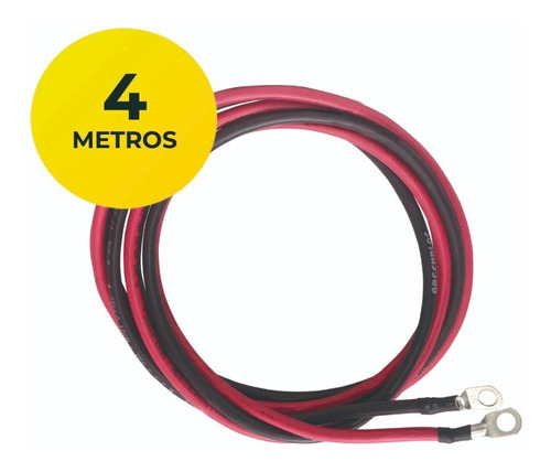 Cable Baterias 2 x 1 x 16mm x 4m C/Terminal