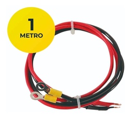 [CB4.01] Cable Baterias 2 x 1 x 4mm x 1m C/Terminal