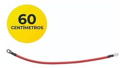 [CB10.60-P] Cable Baterias Puente 1 x 10mm x 60cm C/Terminal