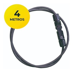 [CP14.04-A] Cable Paneles Solares Alargue C/MC4 1 x 4mm x 4m
