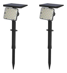 [KS-0517X2] Luz Solar Estaca / Reflector Solar | 2 Funciones x 2